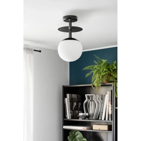 Sufitowa lampa do jadalni PLAAT B PLB111003 kula żółta