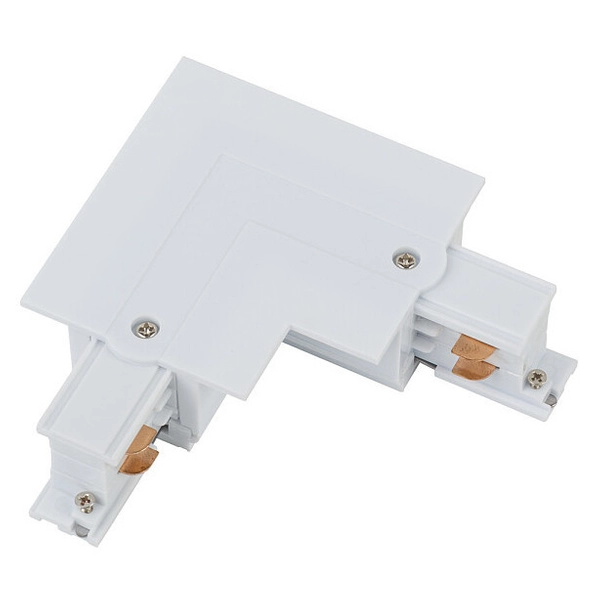 Kątowy L-ŁĄCZNIK uziemienie prawe CTLS RECESSED POWER L CONNECTOR 8231 Nowodvorski do 3-fazowej szyny podtynkowej 230V czarny