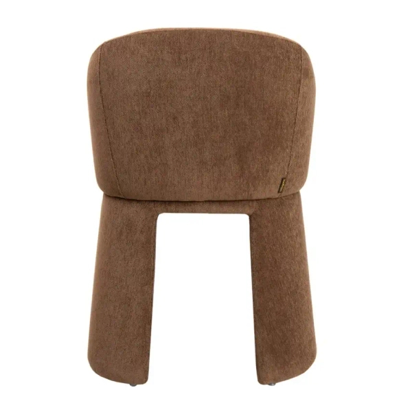 Siedzisko do nowoczesnych jadalni TOMI MM001501100364 brązowe tkanina 45cm