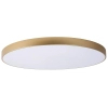 Okrągły plafon UNAR 79185/80/02 Lucide LED 80W 2700K do salonu złoty