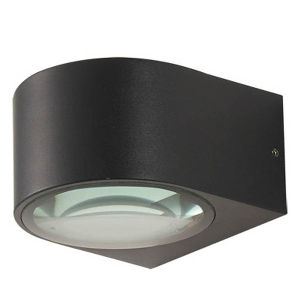 Kinkiet zewnętrzny na elewację Pesaro OWL-8082-4K Italux LED 10W 4000K IP54 czarny