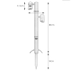 2-punktowa lampa gruntowa Garden 24 LED 12,5W 3000K czarna