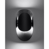 Czarna lampa ścienna SL.1063 metalowy kinkiet do sypialni