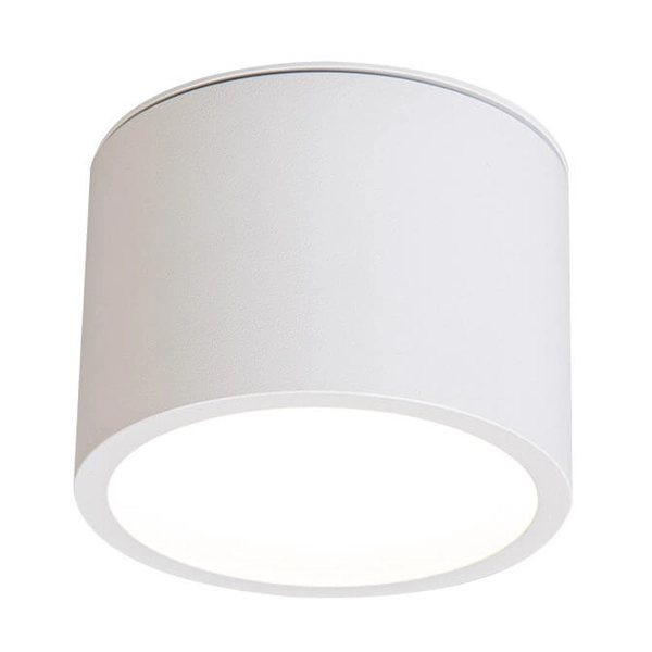 Okrągła lampa sufitowa Kendal LP-6331/1SM IP65 WH Light Prestige do salonu biała