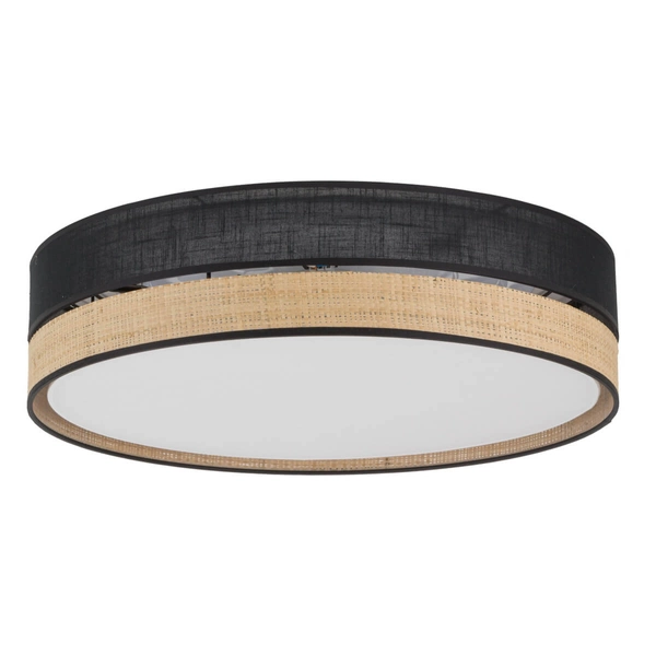 Okrągła lampa sufitowa Paglia 4763 TK Lighting do kuchni czarna