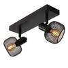 Ścienna LAMPA kinkiet MAREN 77978/02/30 Lucide metalowa OPRAWA regulowany plafon loftowy czarny
