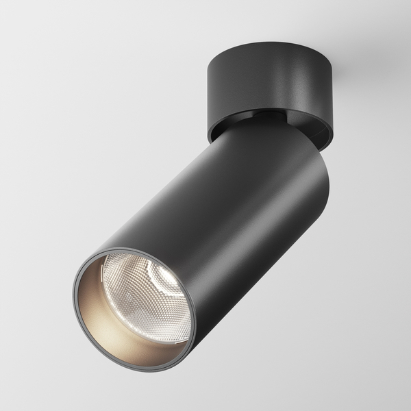 Spot sufitowy Focus LED C055CL-L12B4K-W-D-B Maytoni 12W 4000K regulowany czarny