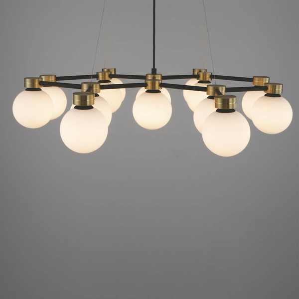 Wisząca lampa molekułowa CAMINOS LE44544 złoty czarny biały