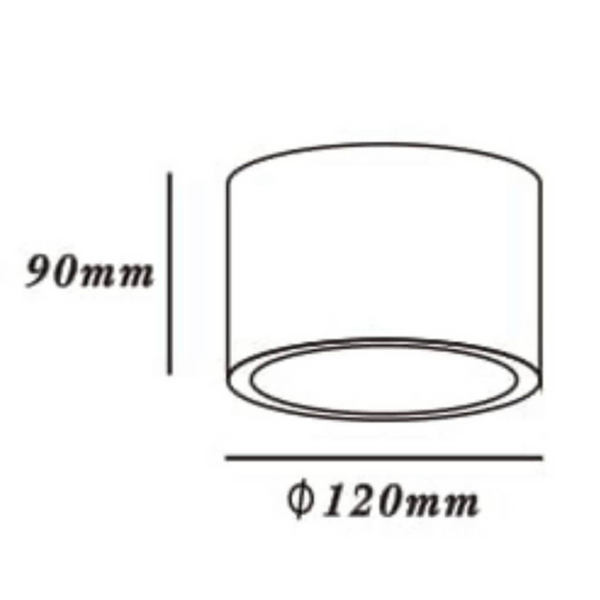 Spot lampa sufitowa CAMINO LP-1101/1SM BK Light Prestige metalowa oprawa plafoniera downlight tuba czarna