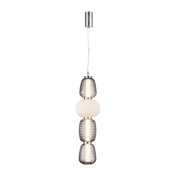 Ledowa lampa zwisająca Eris PND-98374-32W-CH Italux 32W 3000K chrom biała