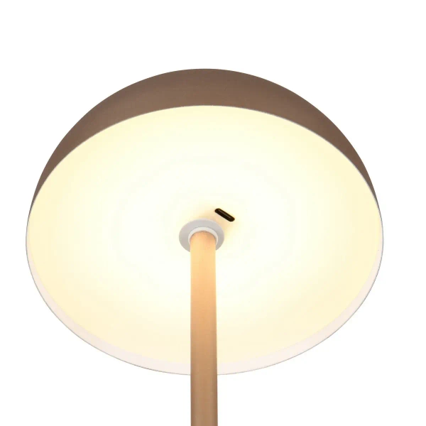 Lampka stołowa dotykowa MUNOZ R54891165 LED 1,3W 3000K grzyb kawowy