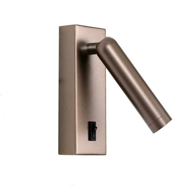 Podłużna lampa ścienna Nova WL-46376-1-CF LED 2,5W 3000K tuba kawowa