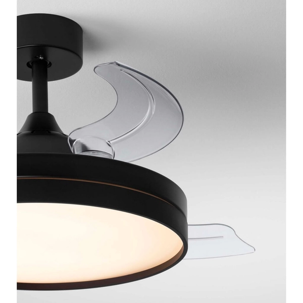 Lampowentylator sufitowy CARANAVI LE44969 LED 36W 3000-6500K z pilotem czarny