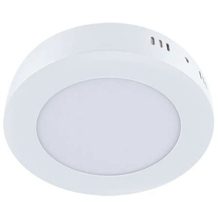 Plafon LAMPA sufitowa MARTIN 03272 Ideus okrągła OPRAWA metalowa LED 6W 4000K natynkowa satyna