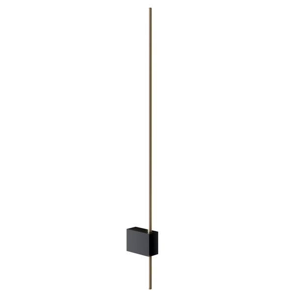 Naścienna lampa Pars C070WL-L6GB3K LED 6W 3000K podłużna złota
