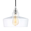 LAMPA wisząca LONGIS III 10142109 Kaspa szklana OPRAWA loftowy ZWIS przezroczysty
