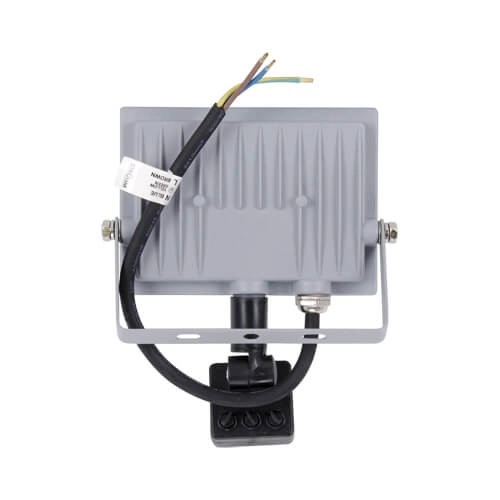 Regulowana LAMPA ogrodowa KROMA 03705 Ideus zewnętrzna OPRAWA outdoor LED 20W 6500K naświetlacz IP65 szary