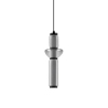 Szklana lampa wisząca GLORICA LE45190 LED 13W 3000K szary