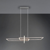 Lampa wisząca ściemnialna ZENITRA DL307320310 LED 34W 3000K srebrna