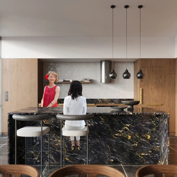 Kulisty kinkiet ścienny ALINO SL.1139 szklany okrągły przydymiony czarny