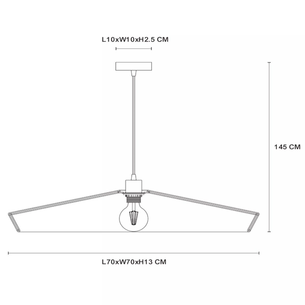 Wisząca lampa drewniana Yunkai do sypialni nad łóżko