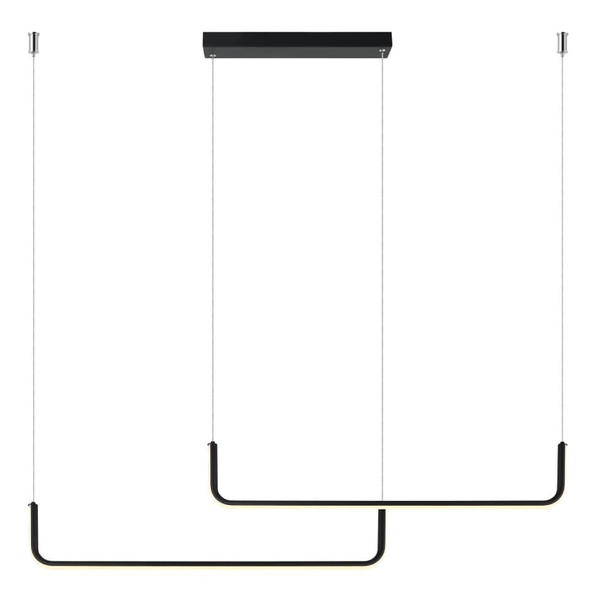 Lampa wisząca podwójna Malawi LP-1015/2P basic Light Prestige LED 20W 3000-6000K czarna