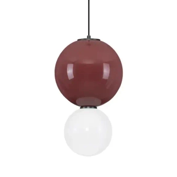 Lampa wisząca kulista do salonu JORELIA LE45247 LED 7W 3000K czerwona biała