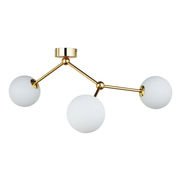 Potrójna molekułowa lampa sufitowa Fairy 6471 TK Lighting kule złota