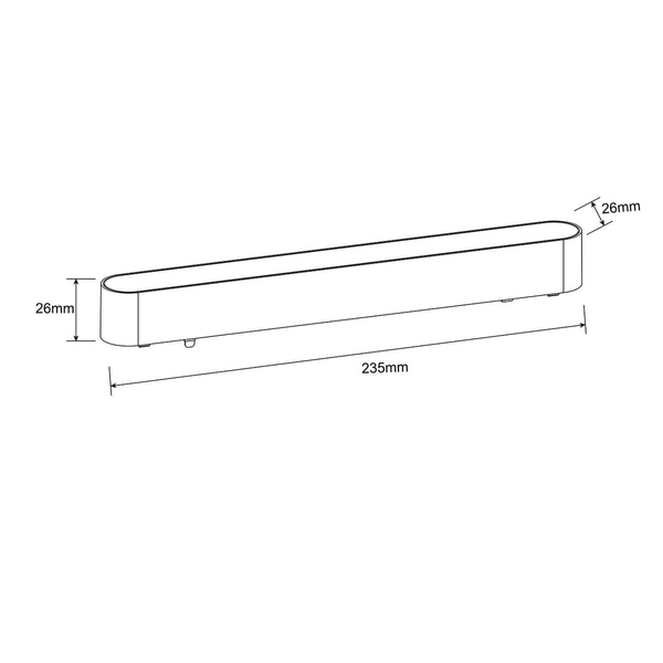 Metalowa lampa sufitowa Magnetic LP-646-MAG SLIM LED 12W 4WH 4000K biała
