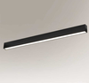 Plafoniera LAMPA sufitowa NUMATA 1964 Shilo metalowa OPRAWA liniowa LED 16W 3000K listwa czarna
