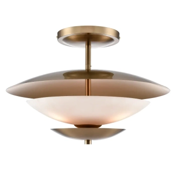 Klasyczny plafon sufitowy Drayton C03388BR do jadalni mosiądz