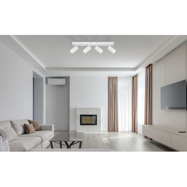 Sufitowa lampa spot Robby 57911-4W do sypialni biała