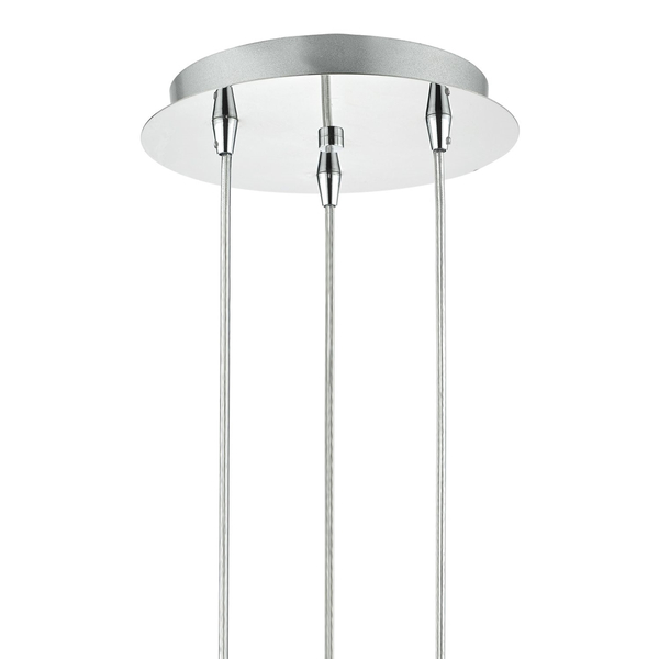 Lampa zwisowa Lyall LYA0350 Dar Lighting nad stół kryształowa chrom