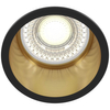 Lampa do zabudowy Reif DL049-01GB oczko złote czarne