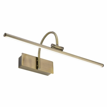 Galeryjka LAMPA ścienna GIOTTO LED 8168 Nowodvorski metalowa OPRAWA kinkiet LED 8W 3000K nad obrazy mosiądz