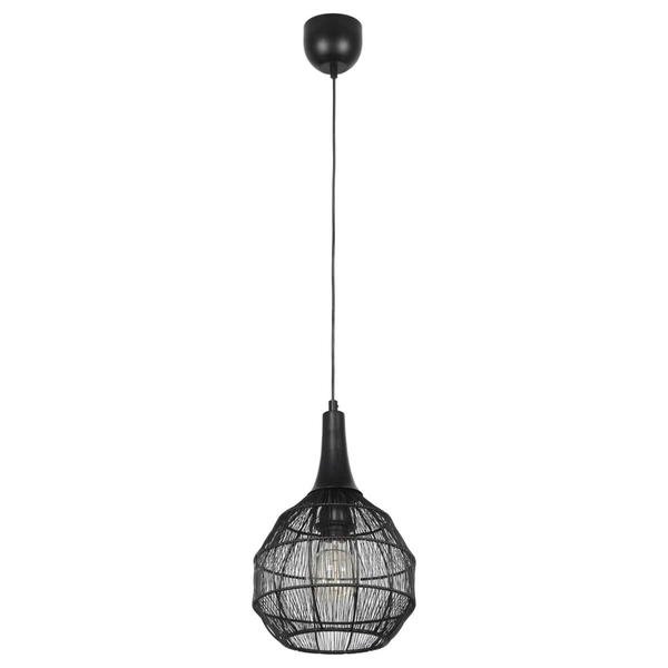 Druciana lampa wisząca SORAYA 365430132 Trio zwis klatka czarny