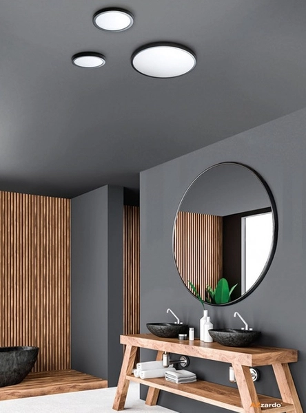 Salonowa lampa sufitowa Malta czarna LED 12W nad stół