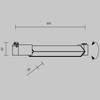 Szynowa lampa do jadalni Basis TR104-1-24W3K-B-DE LED 24W 3000K 1-fazowa czarna