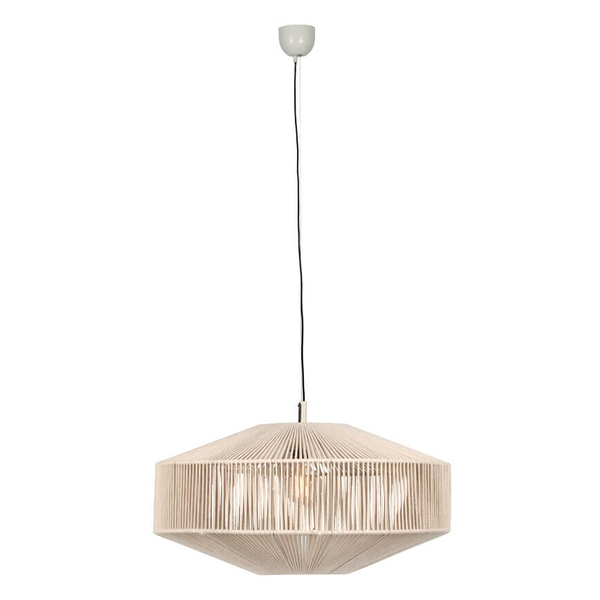 Wisząca lampa salonowa SVEA 364790144 Trio do jadalni eco beżowa