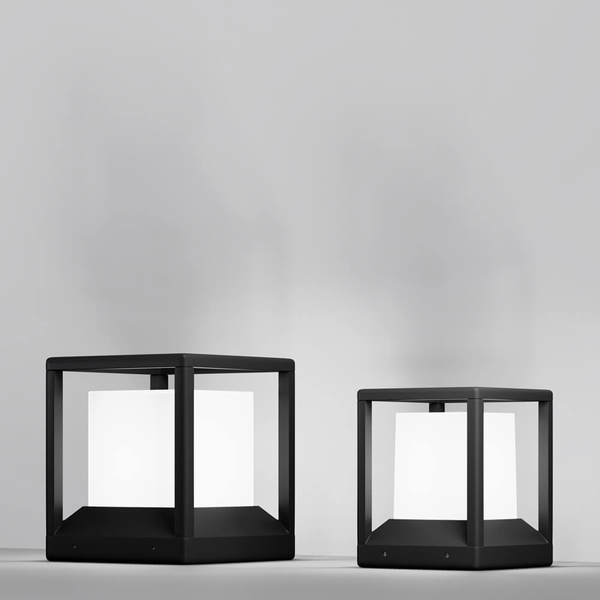 Ogrodowa lampa stojąca Trim O455FL-01GF1 Maytoni IP65 loftowa grafitowa