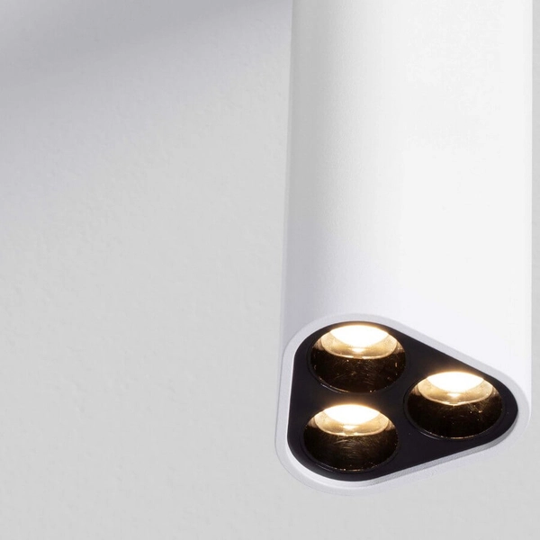 Lampa nasufitowa TACHIRA LE44911 LED 6W 3000K rurka biała czarna