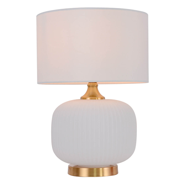 Ceramiczna lampka stołowa Tamiza LP-1515/1T small white do salonu biała