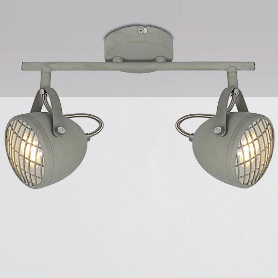 Sufitowa LAMPA plafon PENT 92-68057 Candellux industrialna OPRAWA regulowany kinkiet metalowy szary