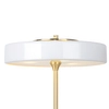 Stojąca LAMPA stołowa CG2000 WH COPEL gabinetowa LAMPKA biurkowa okrągła Art Deco klasyczna złota biała