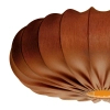 Lampa wisząca z abażurem CAFEE brązowa 31-39248 1xE27 tkaninowa