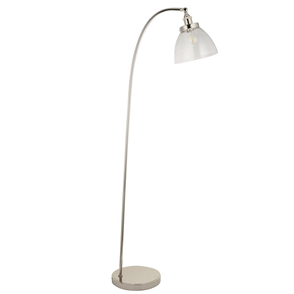 Podłogowa lampa salonowa L&-197591 Light& regulowana nikiel