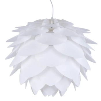 LAMPA wisząca NATURAL CHUW-E27 Abigali dekoracyjna ananas szyszka biała