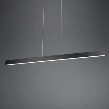 LAMPA wisząca BELFAST 375510432 Trio metalowa OPRAWA belka ZWIS LED 44W 3000K ściemnialny czarny