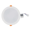 LAMPA sufitowa KOS 8777 Nowodvorski okrągła OPRAWA LED 16W 3000K wpust do łazienki IP44 biały