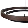 Pierścieniowa lampa wisząca Plato LWR-PLA LED 38W 3000K do salonu czarny